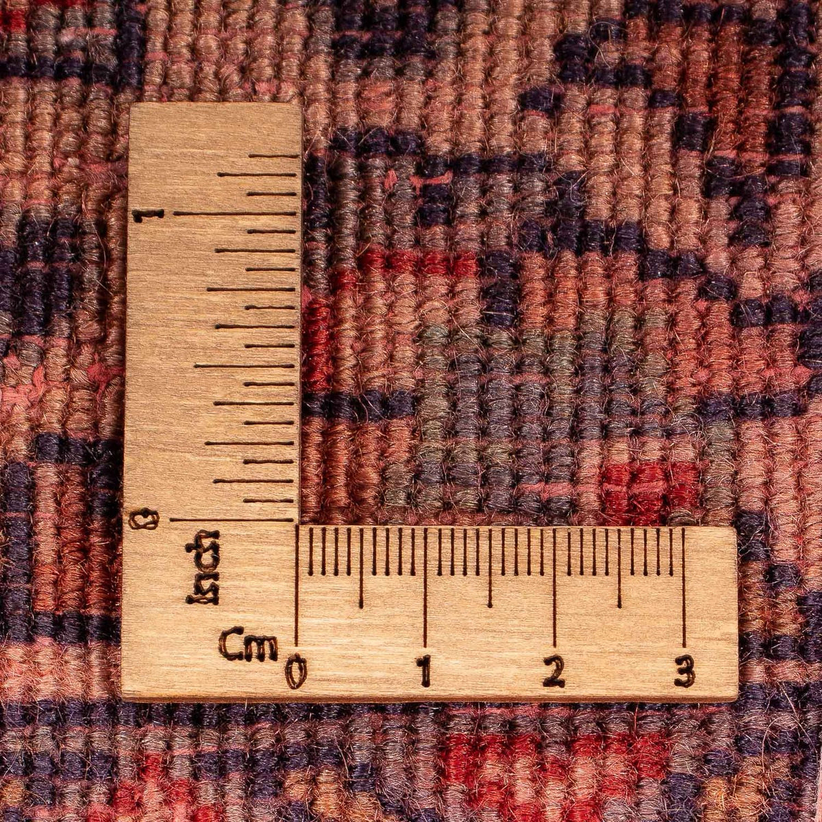 Persisk tæppe - Classic - 132 x 68 cm - mørkerød