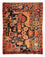 Persisk tæppe - Nomadisk - 110 x 83 cm - flerfarvet