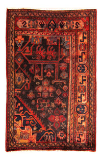 Persisk tæppe - Nomadisk - 133 x 94 cm - flerfarvet