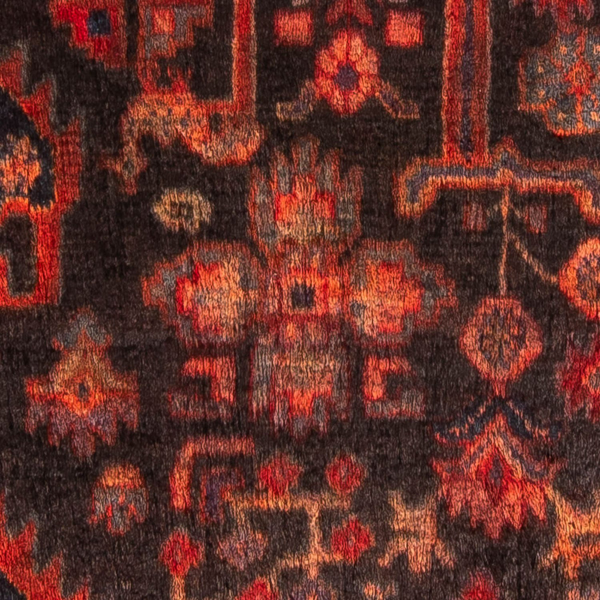 Persisk tæppe - Nomadisk - 133 x 94 cm - flerfarvet