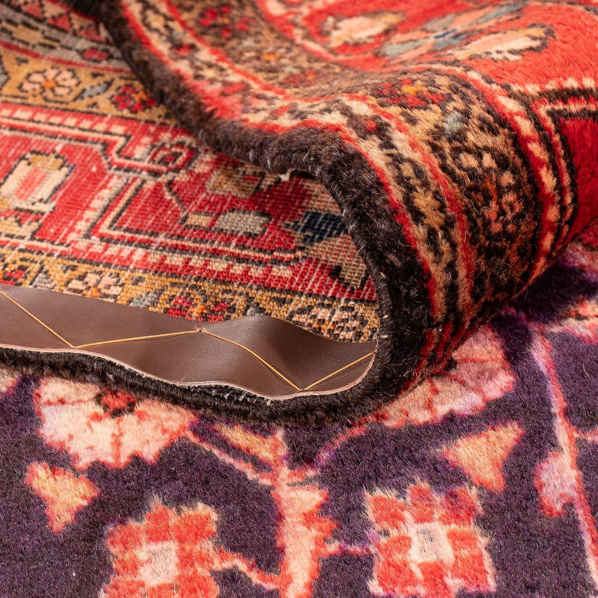 Persisk tæppe - Nomadisk - 214 x 137 cm - mørkeblå