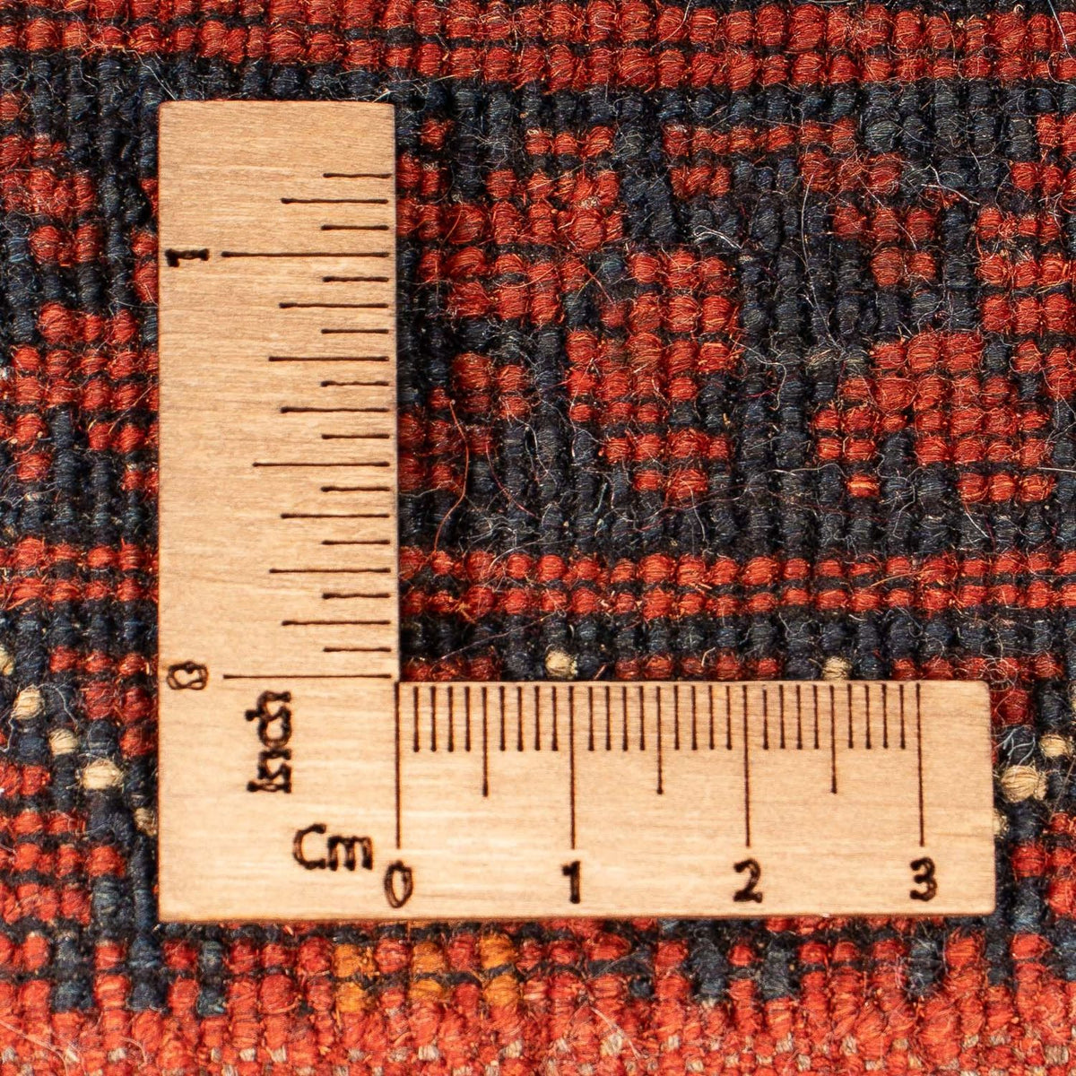 Afghansk tæppe - Bukhara - 199 x 124 cm - mørkerød