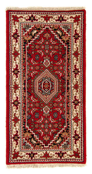 Orientalsk tæppe - Bijar - Indus - 141 x 71 cm - mørkerød