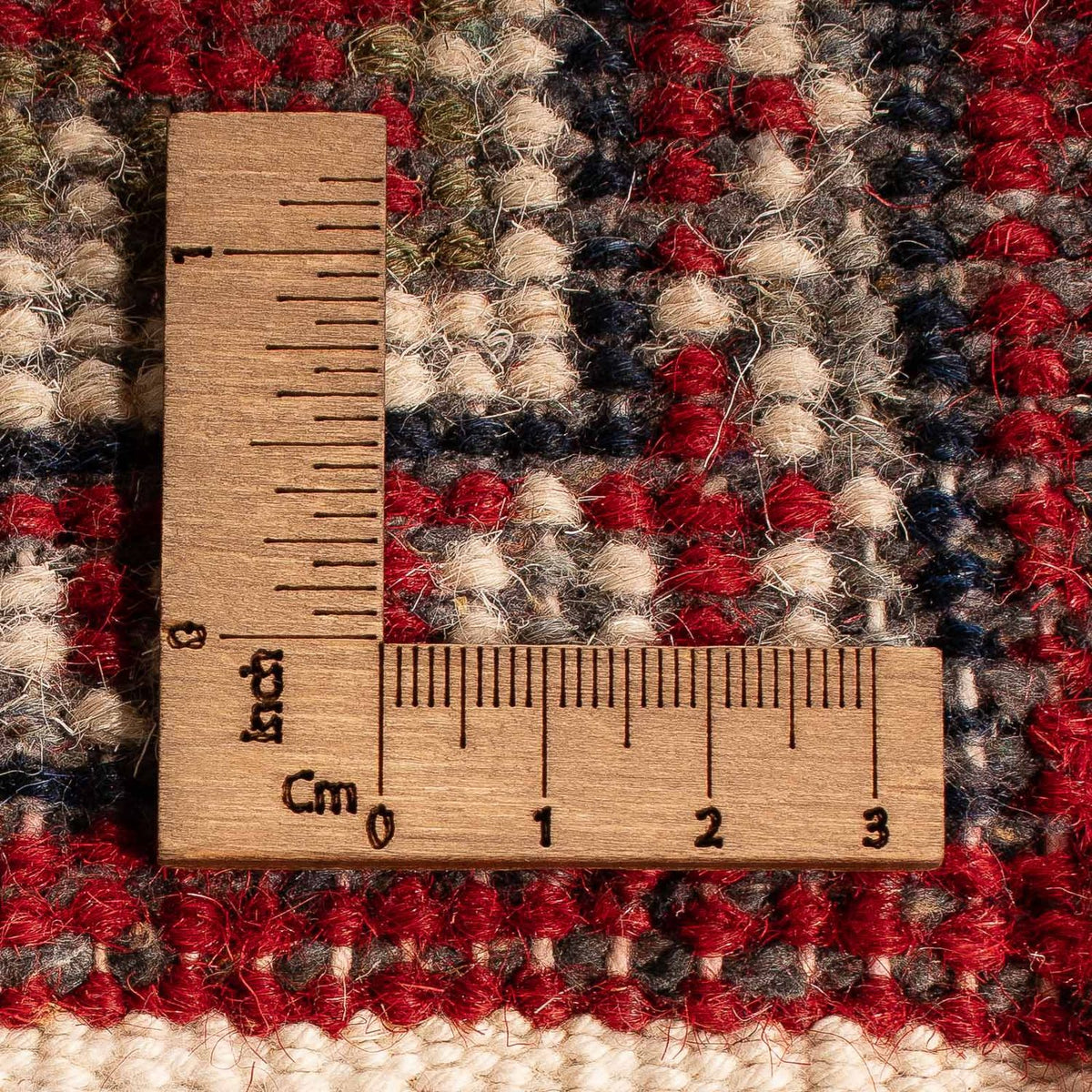 Orientalsk tæppe - Bijar - Indus - 141 x 71 cm - mørkerød