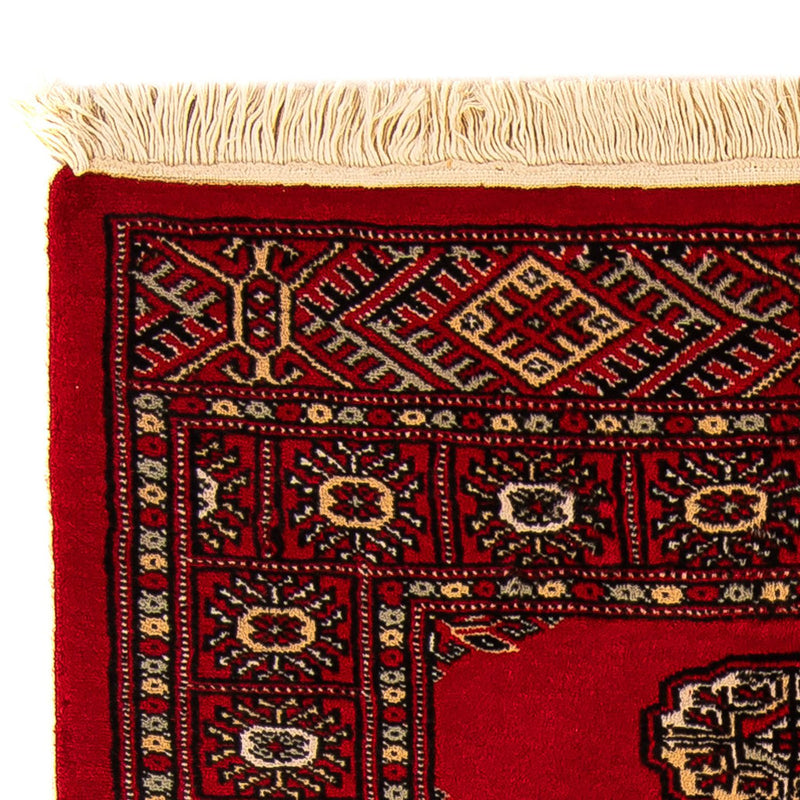 Pakistan Tæppe - 123 x 80 cm - mørkerød