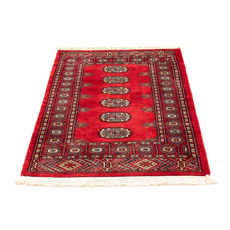 Pakistan Tæppe - 123 x 80 cm - mørkerød