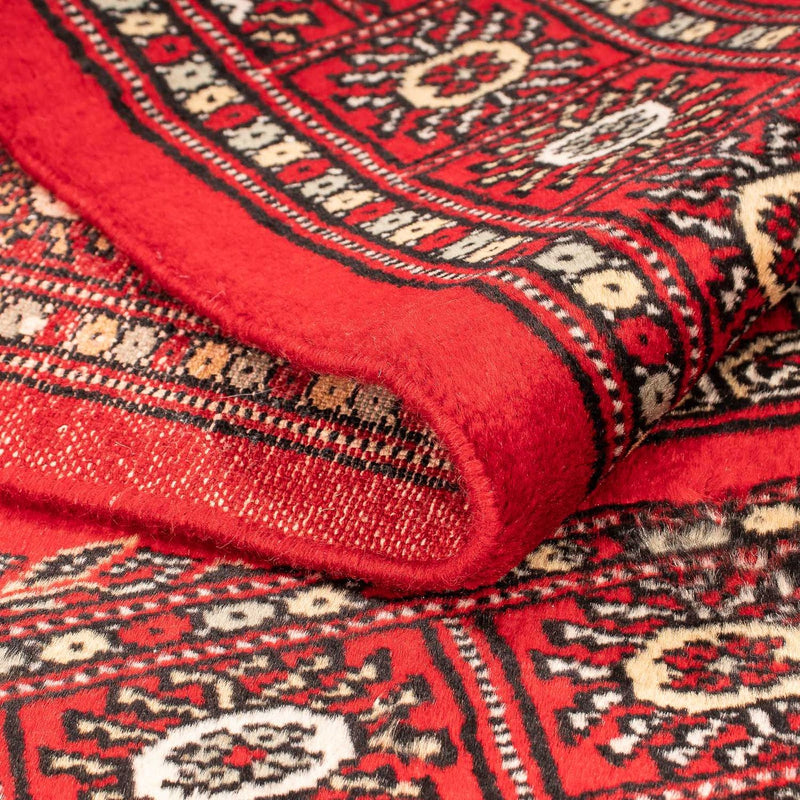 Pakistan Tæppe - 123 x 80 cm - mørkerød