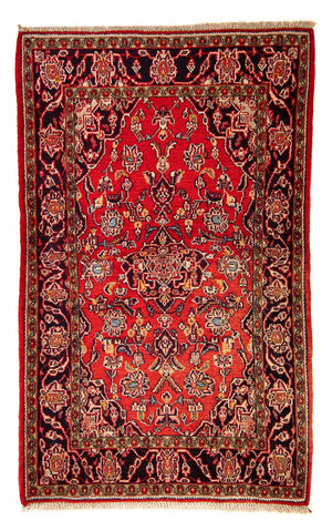 Persisk tæppe - Keshan - 205 x 125 cm - rød