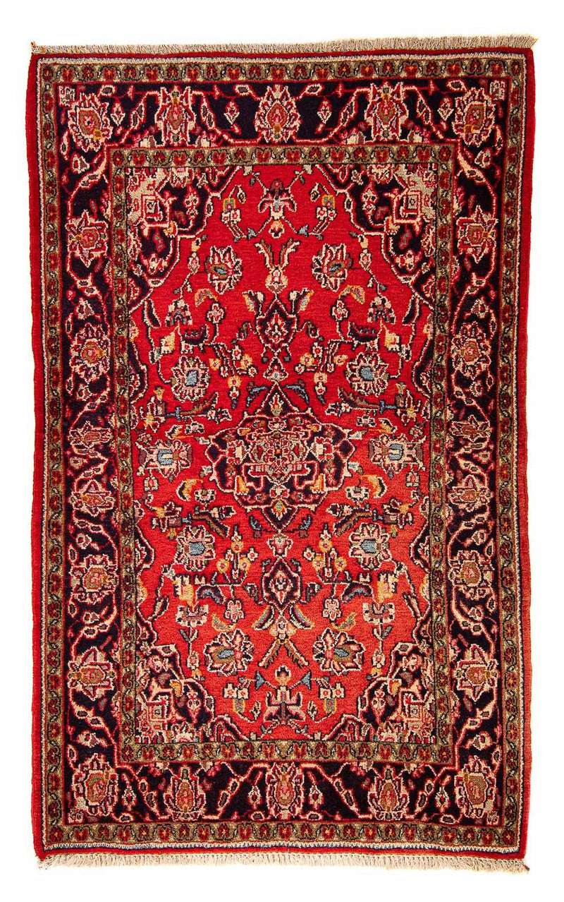 Persisk tæppe - Keshan - 205 x 125 cm - rød