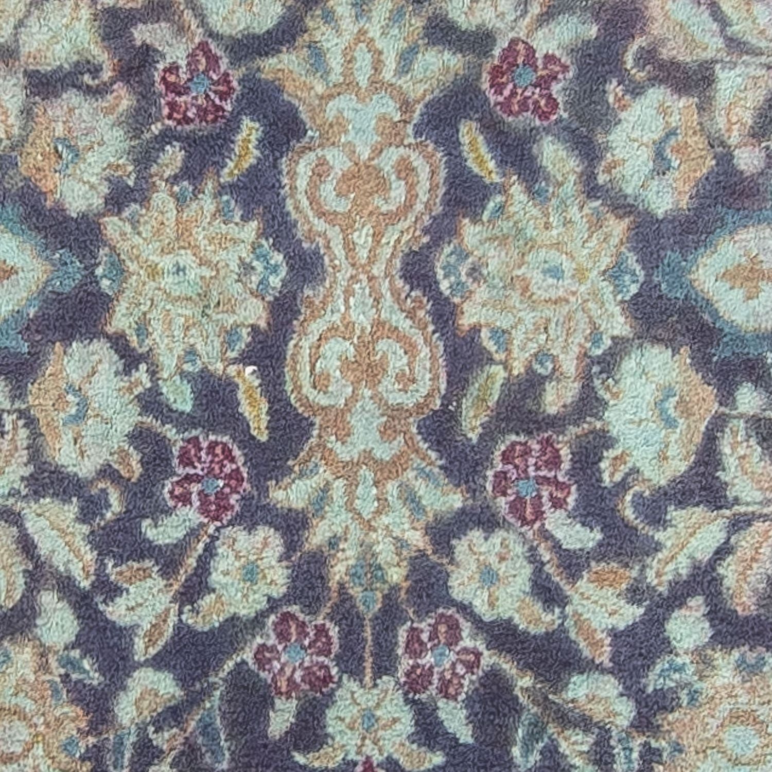 Løber Persisk tæppe - Nain - Royal - 290 x 92 cm - mørkeblå