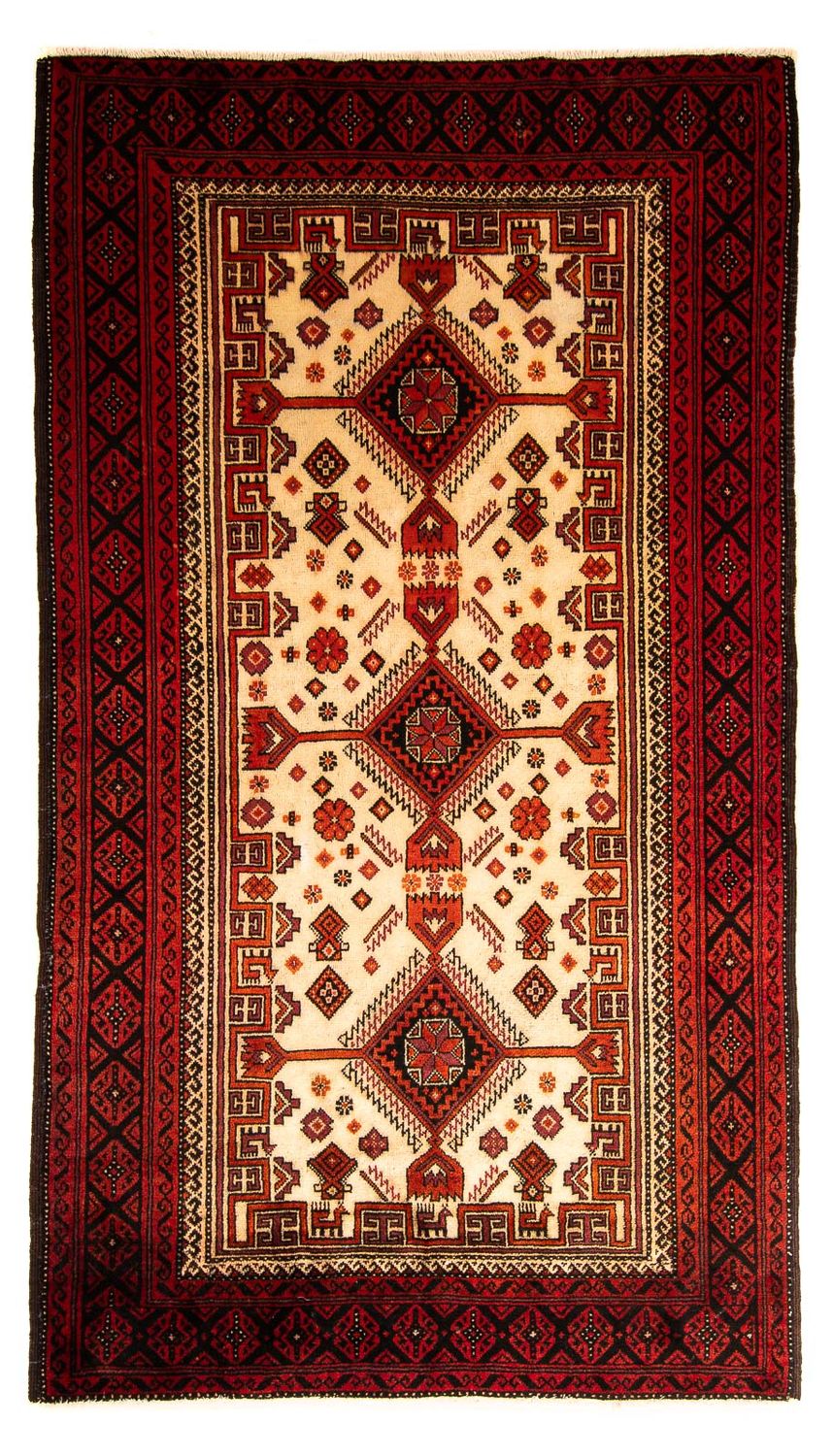 Baluch-tæppe - 183 x 107 cm - mørkerød