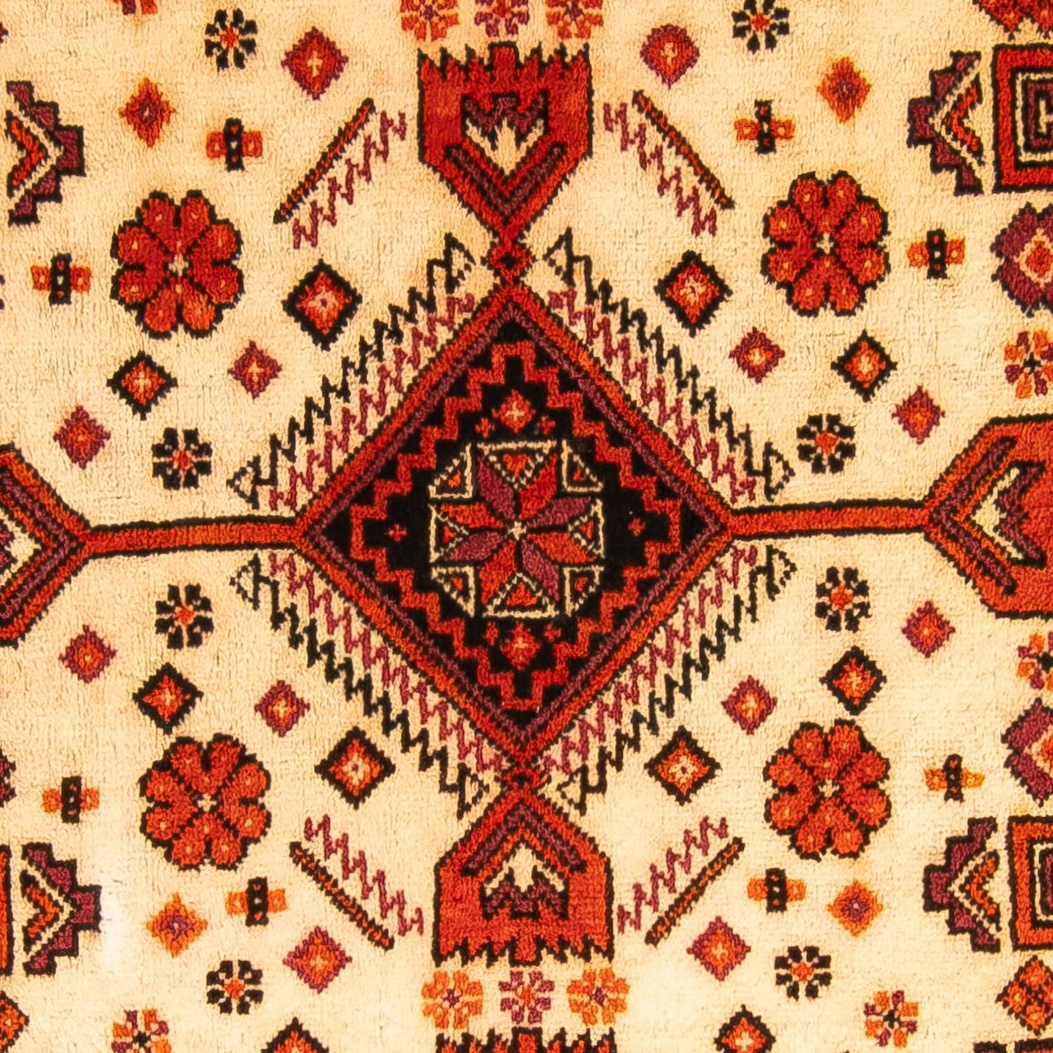 Baluch-tæppe - 183 x 107 cm - mørkerød