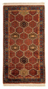 Indo Sarouk Tæppe 90x159cm - Orientalsk tæppe - Rektangulær / Flerfarvet / 90 x 159 cm Rektangulær