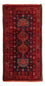 Baluch-tæppe - 154 x 78 cm - mørkerød
