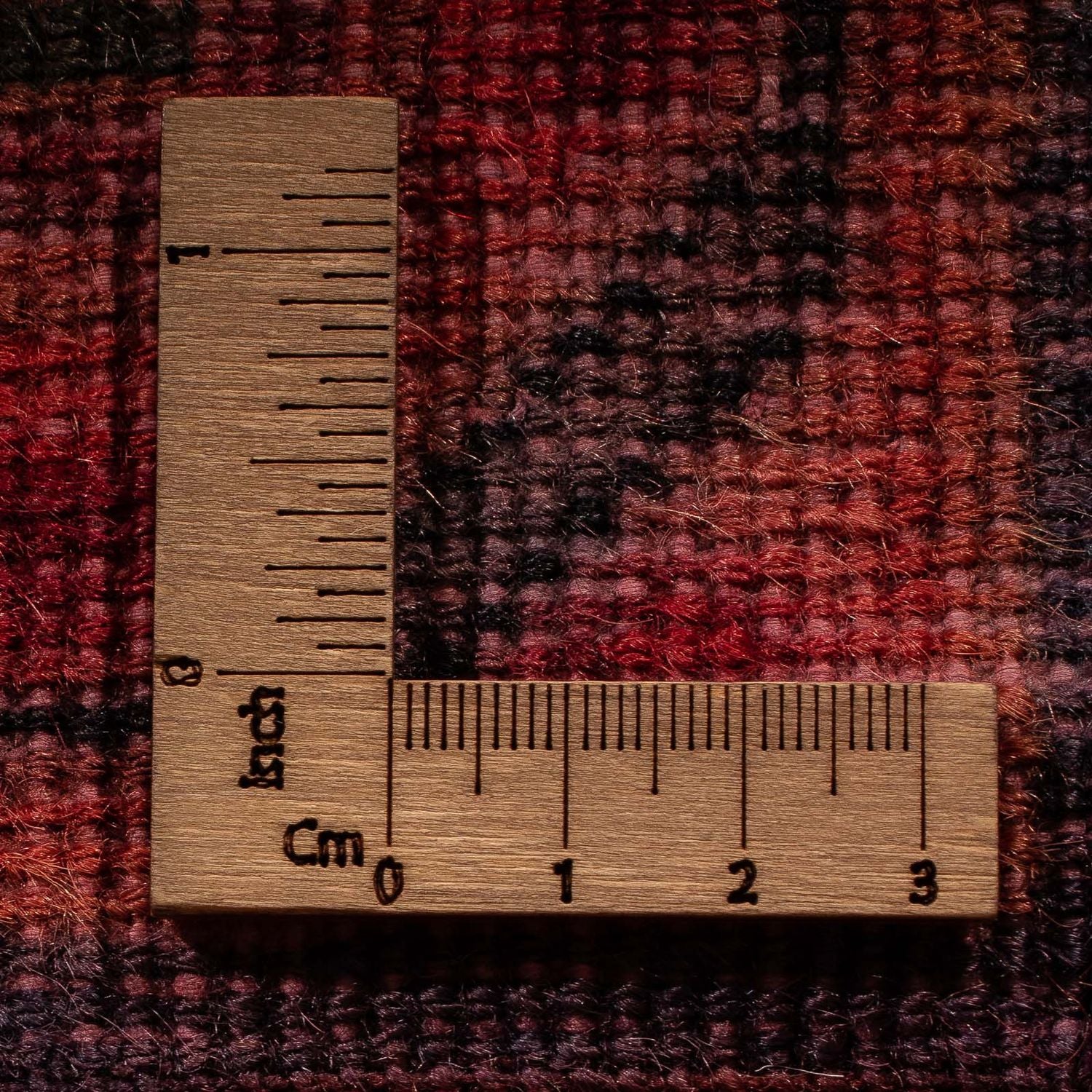 Baluch-tæppe - 154 x 78 cm - mørkerød