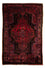 Persisk tæppe - Nomadisk - 175 x 115 cm - mørkerød