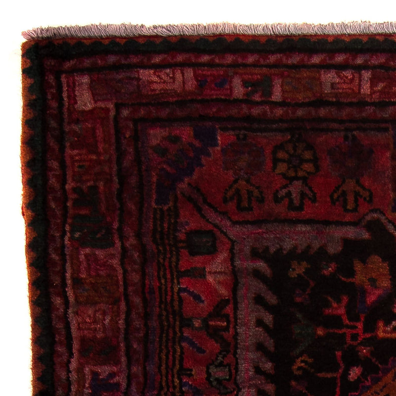 Persisk tæppe - Nomadisk - 175 x 115 cm - mørkerød