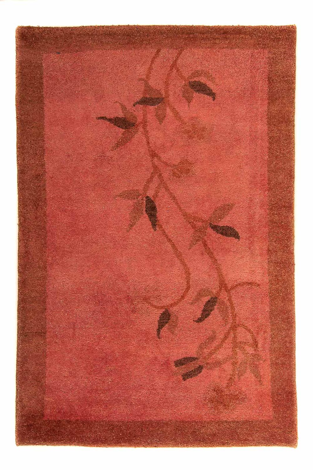 Gabbeh-tæppe - Indus - 165 x 109 cm - lysrød