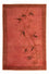 Gabbeh-tæppe - Indus - 165 x 109 cm - lysrød