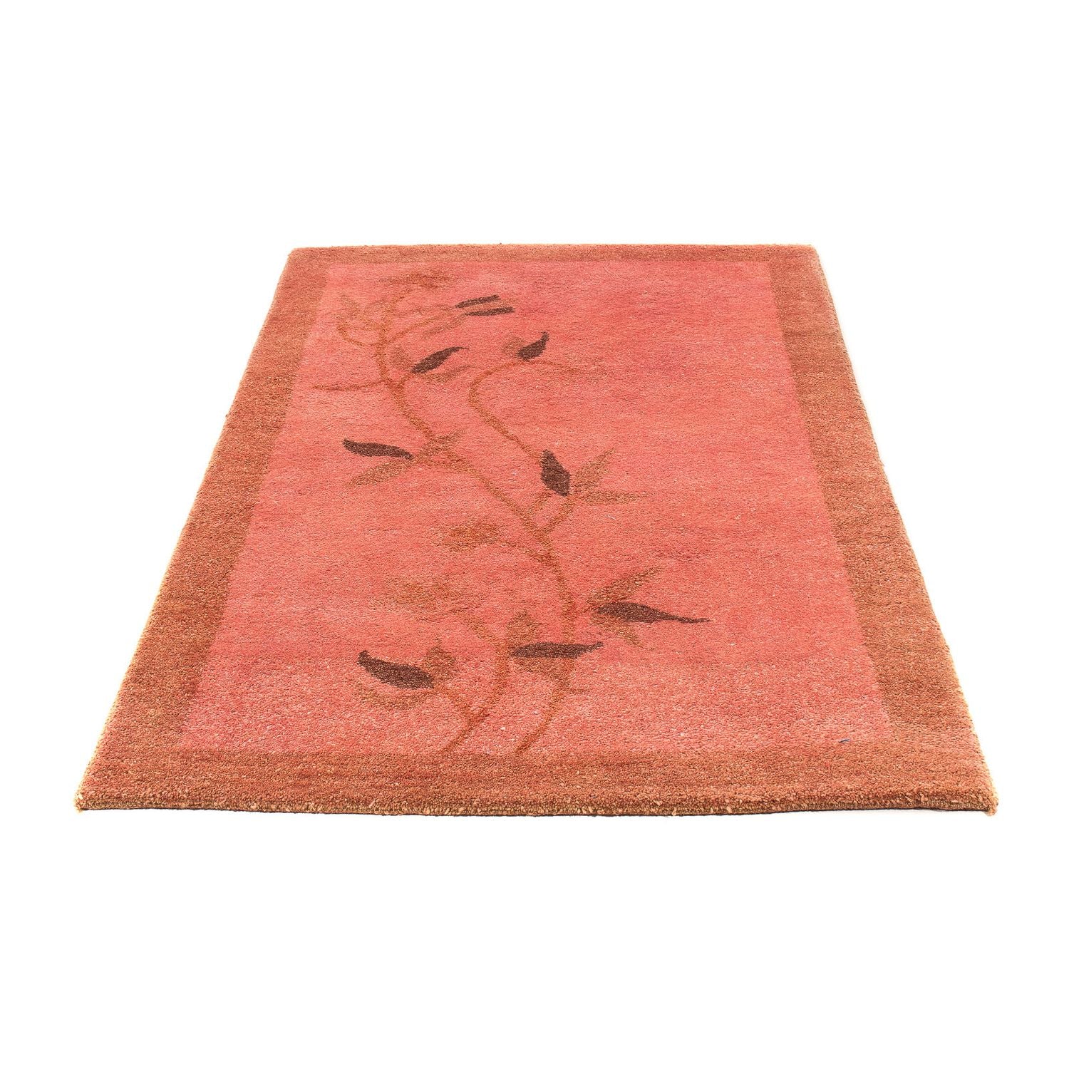 Gabbeh-tæppe - Indus - 165 x 109 cm - lysrød