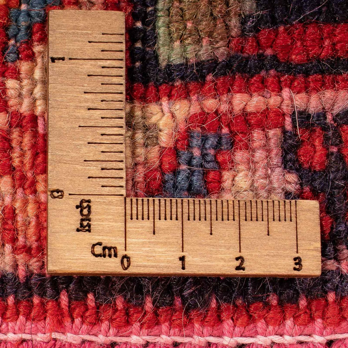 Persisk tæppe - Classic - 147 x 110 cm - mørkerød