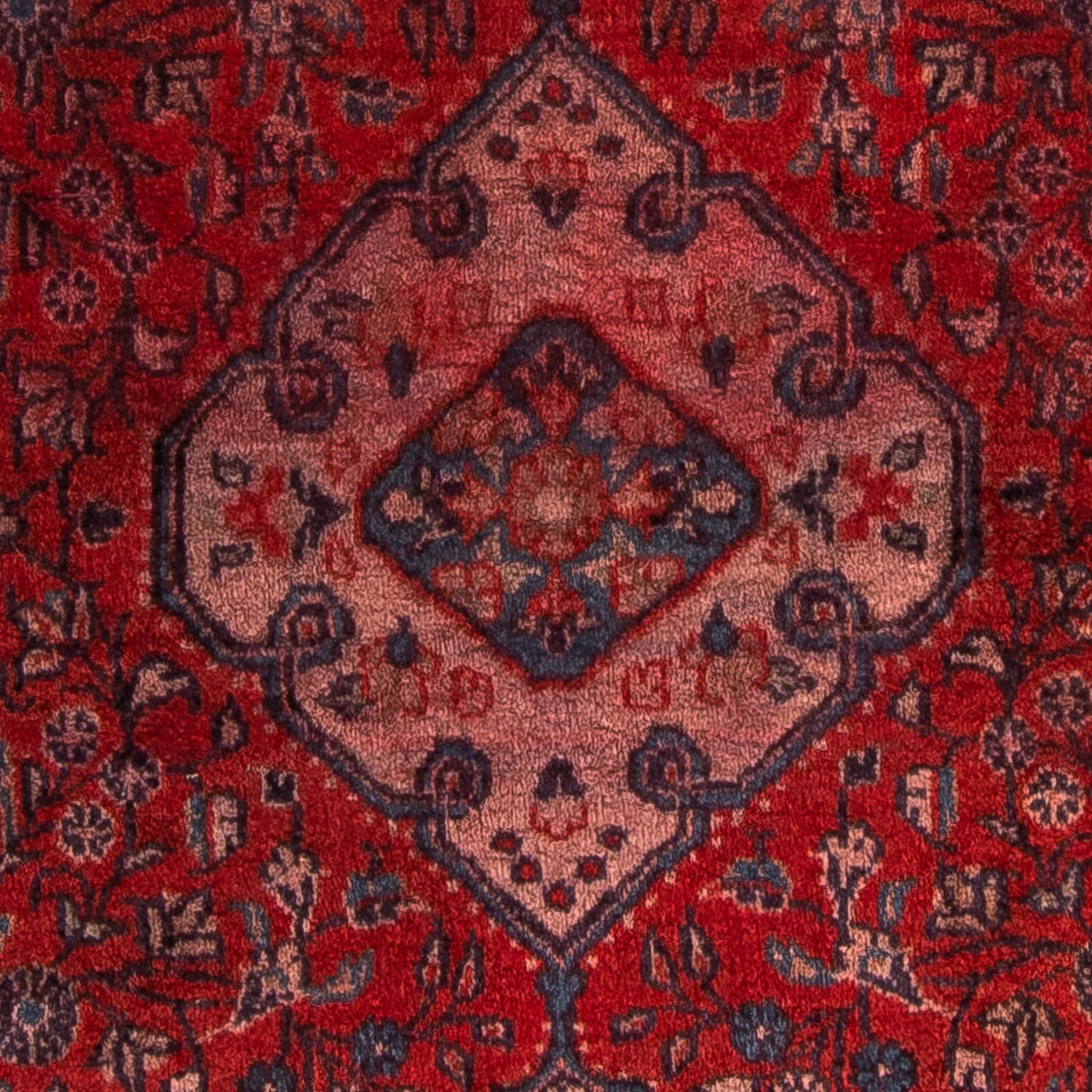 Persisk tæppe - Nomadisk - 150 x 107 cm - mørkerød
