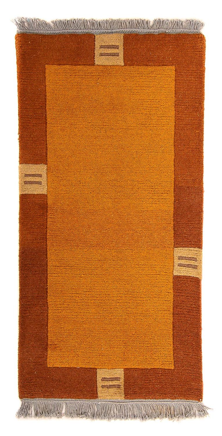Nepal Tæppe - 142 x 72 cm - orange