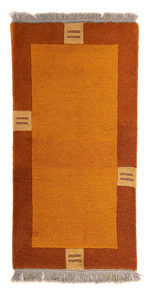 Nepal Tæppe - 142 x 72 cm - orange