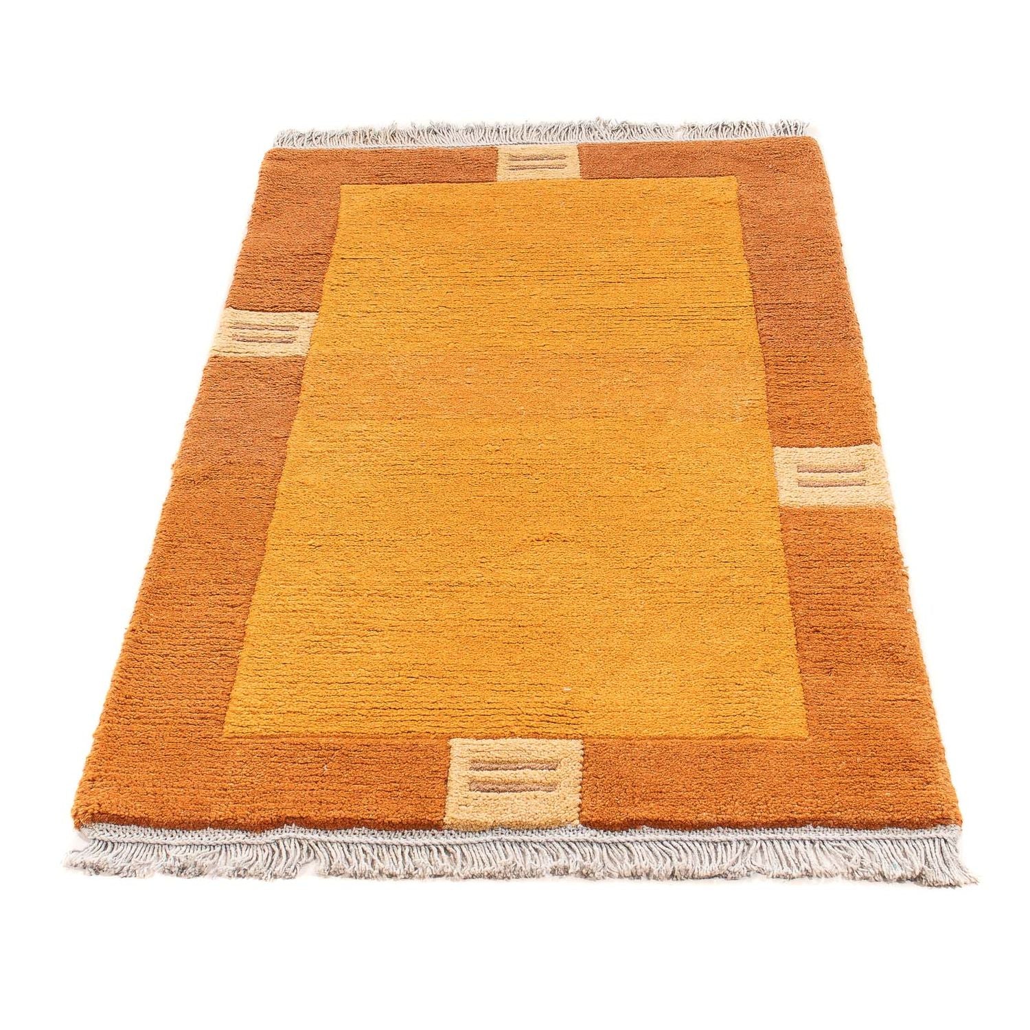 Nepal Tæppe - 142 x 72 cm - orange