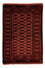 Afghansk tæppe - Bukhara - 150 x 103 cm - mørkerød