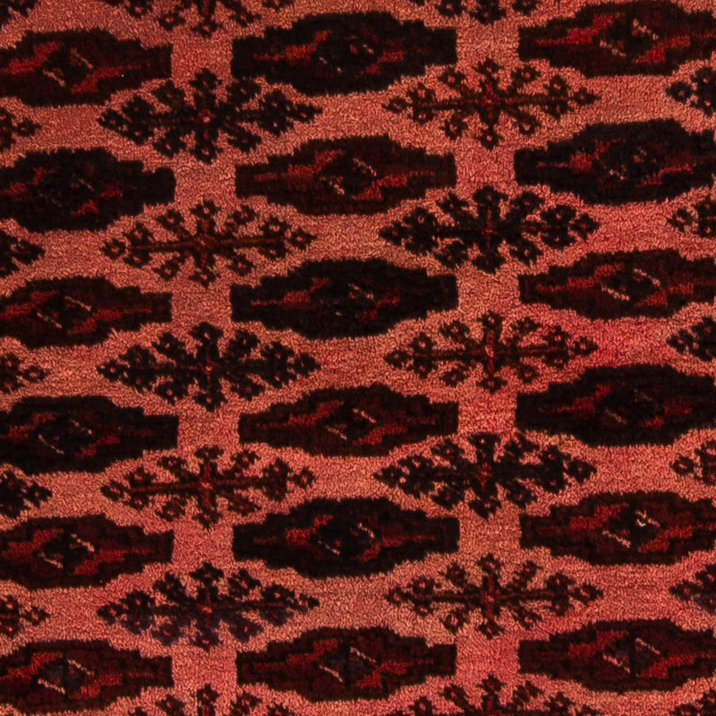 Afghansk tæppe - Bukhara - 150 x 103 cm - mørkerød