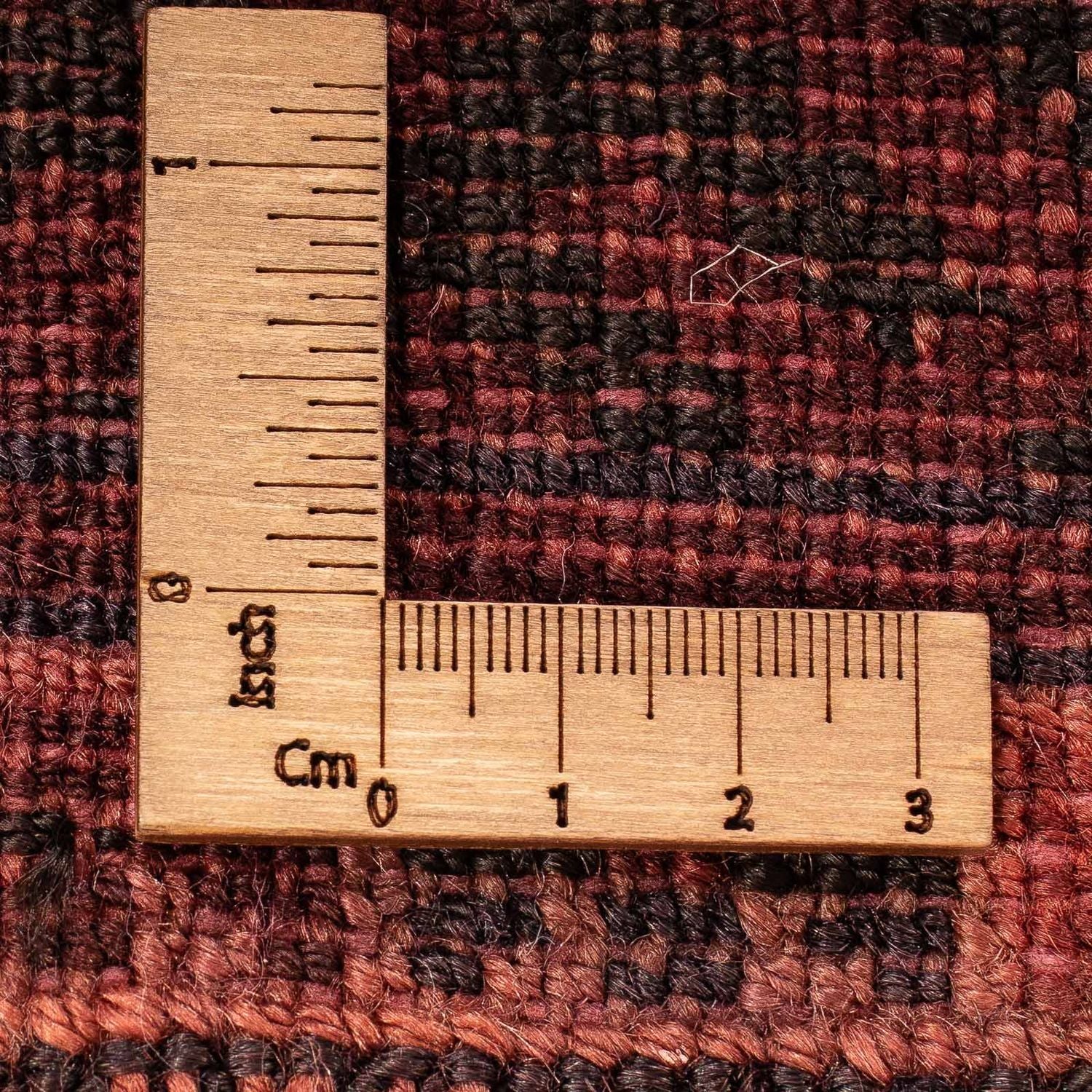 Afghansk tæppe - Bukhara - 150 x 103 cm - mørkerød