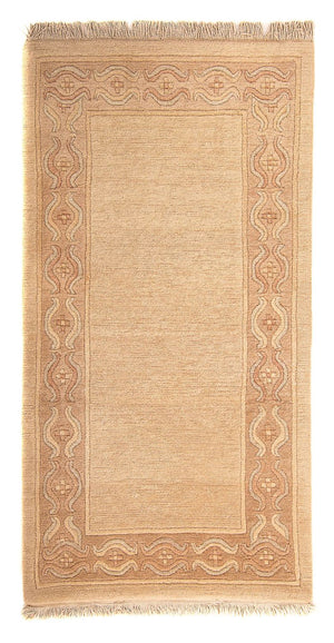 Løber Nepal Tæppe - 176 x 91 cm - beige