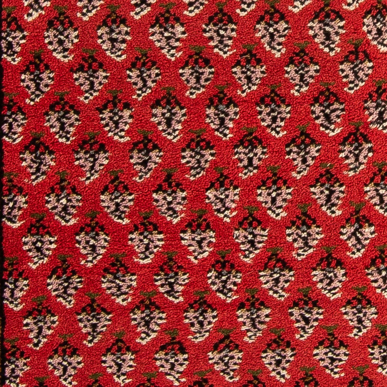 Orientalsk tæppe - Mir - Indus - 160 x 90 cm - mørkerød