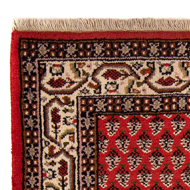Orientalsk tæppe - Mir - Indus - 160 x 90 cm - mørkerød