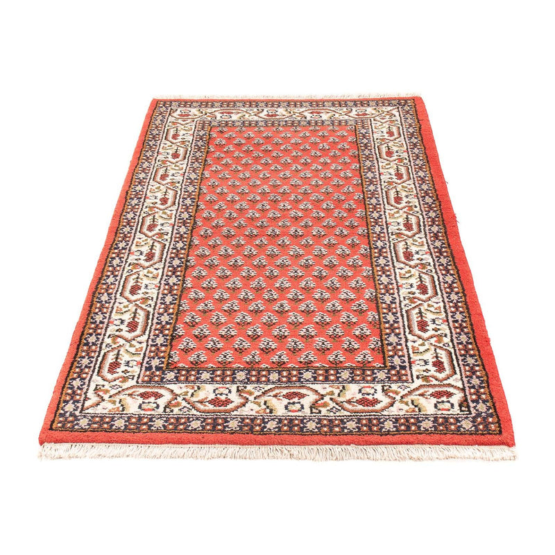 Orientalsk tæppe - Mir - Indus - 160 x 90 cm - mørkerød
