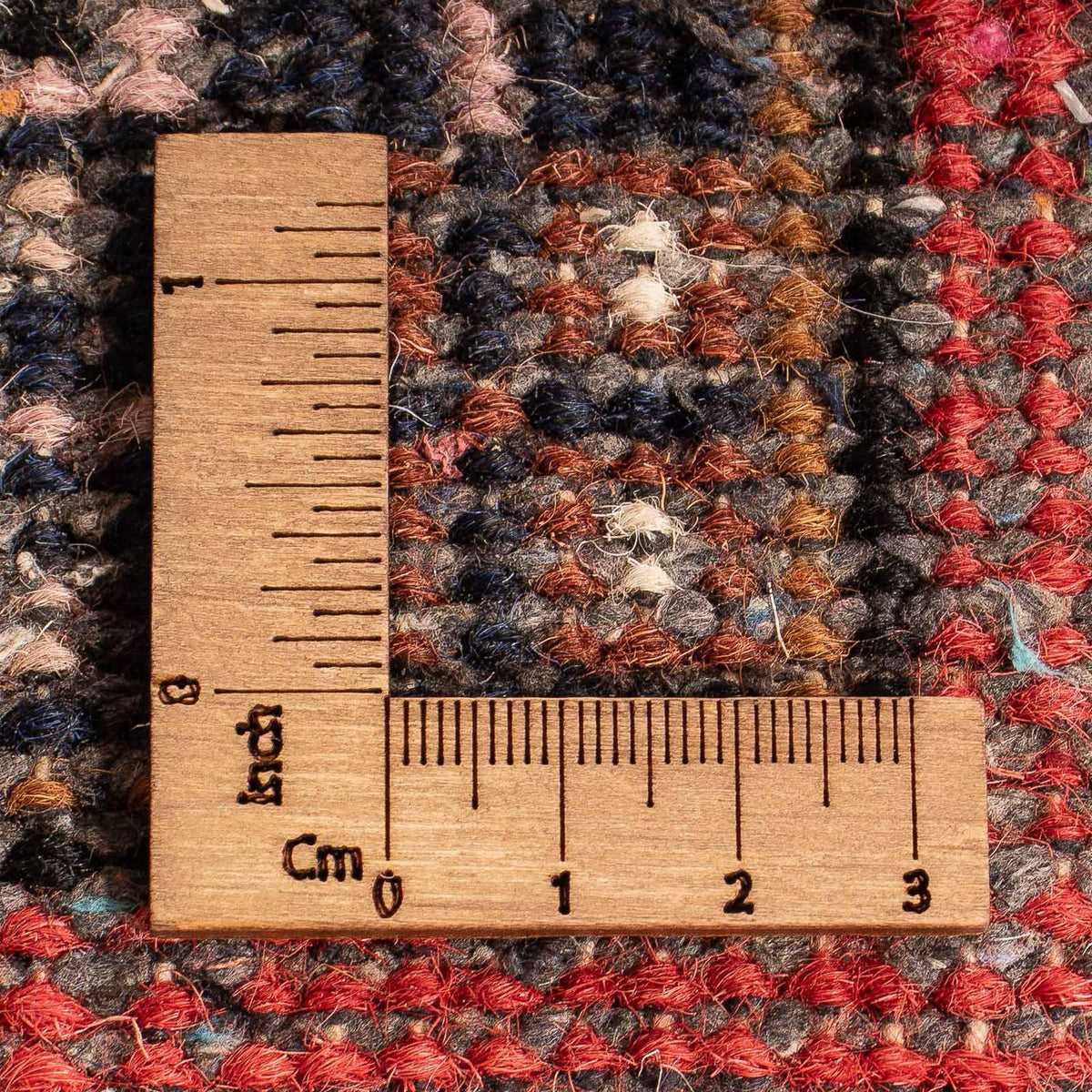 Orientalsk tæppe - Mir - Indus - 160 x 90 cm - mørkerød