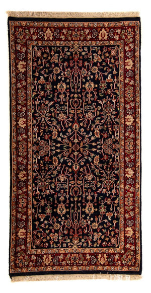 Løber Orientalsk tæppe - Indus - 170 x 85 cm - mørkeblå