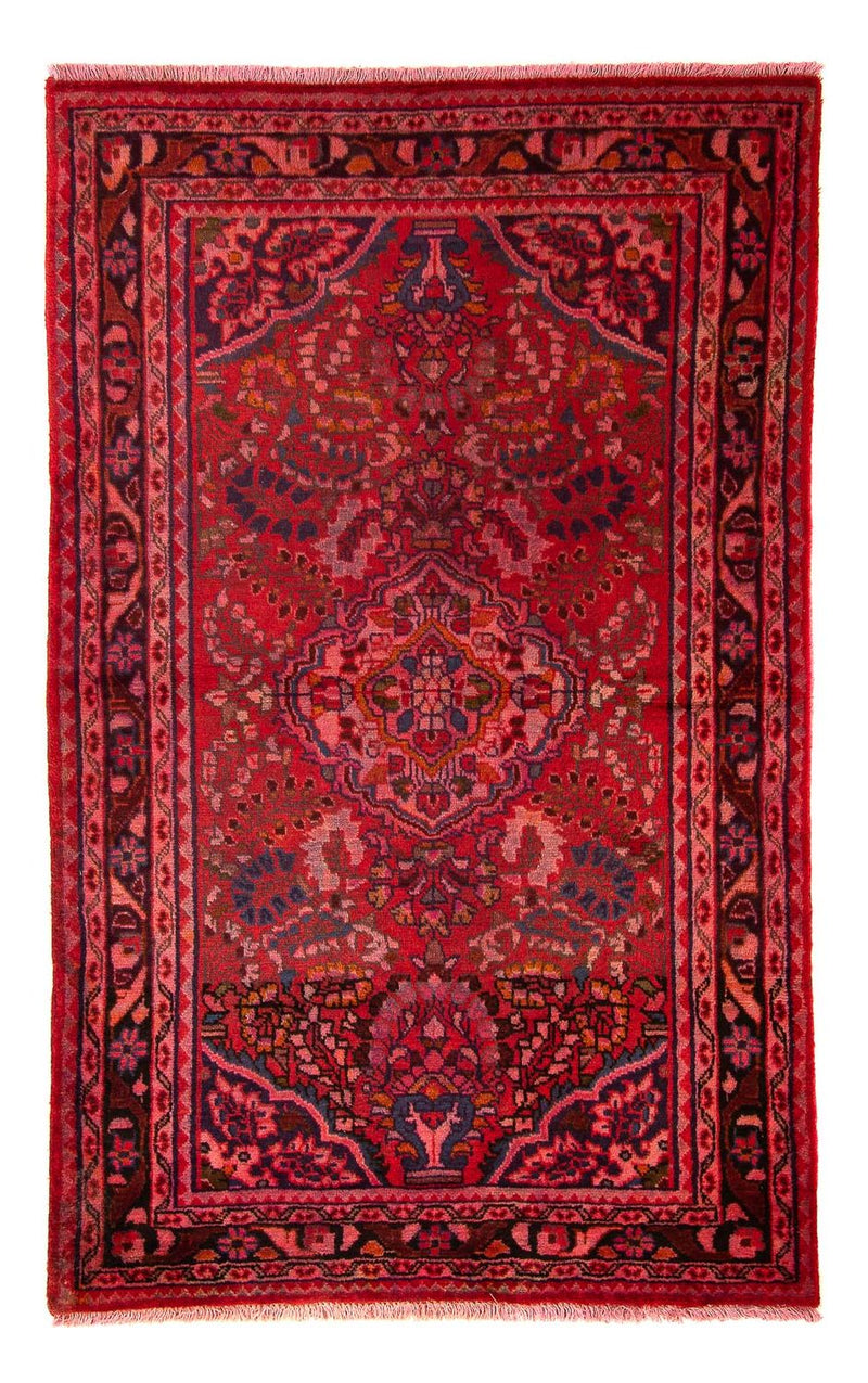 Persisk tæppe - Nomadisk - 170 x 105 cm - mørkerød