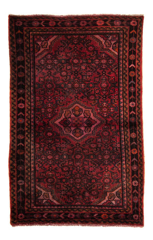 Persisk tæppe - Nomadisk - 160 x 98 cm - mørkerød
