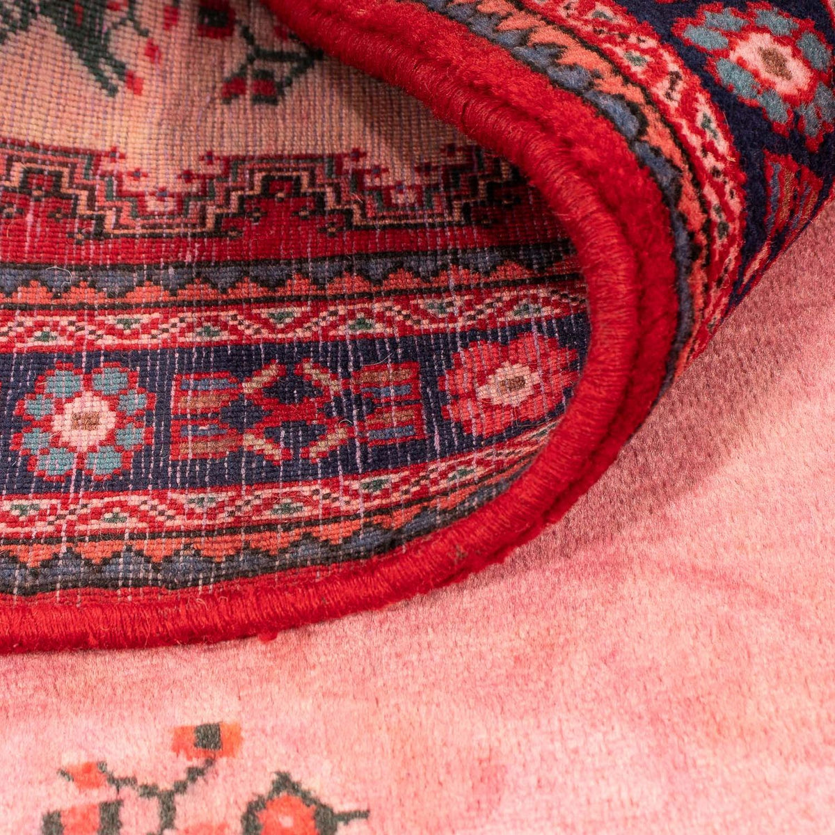 Persisk tæppe - Nomadisk - 155 x 103 cm - lysrød