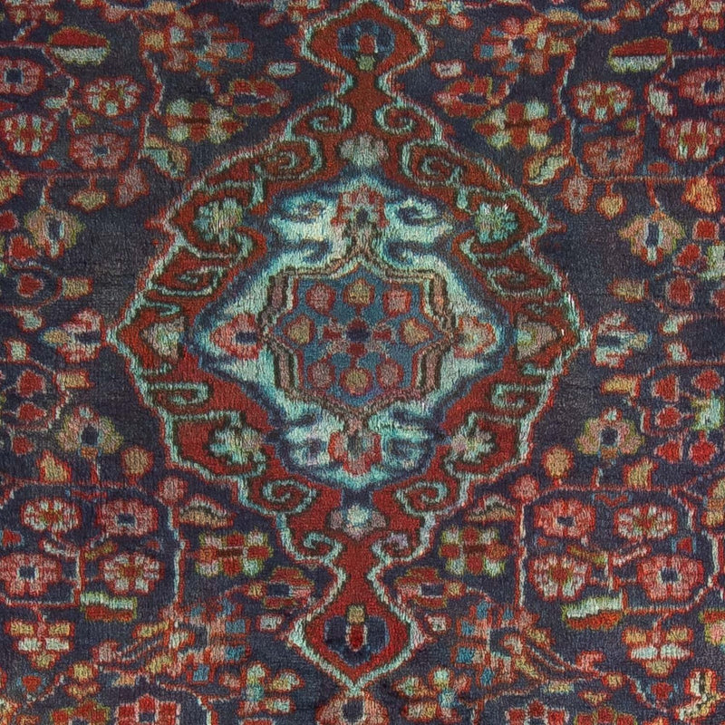 Persisk tæppe - Nomadisk - 137 x 103 cm - mørkeblå