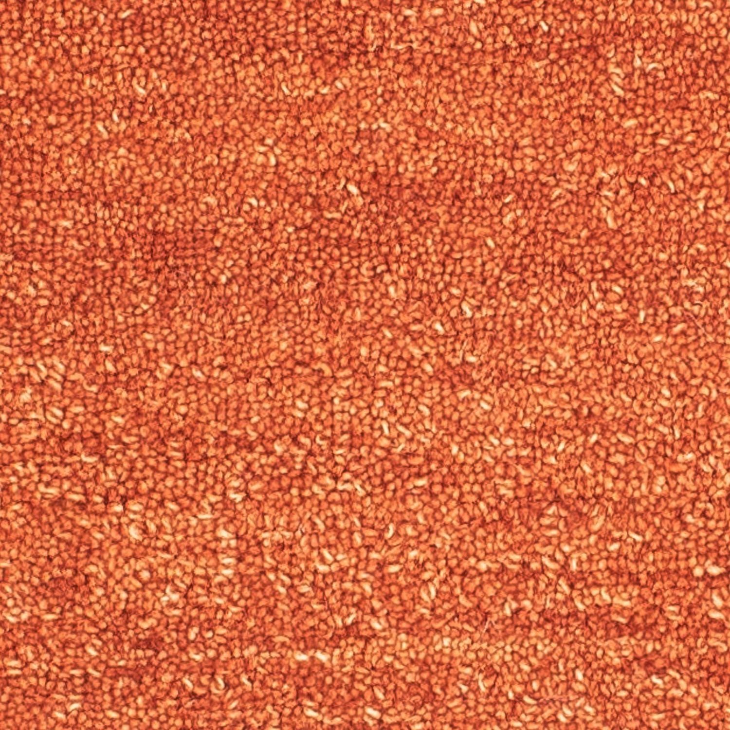 Uldtæppe firkantet  - 47 x 47 cm - orange