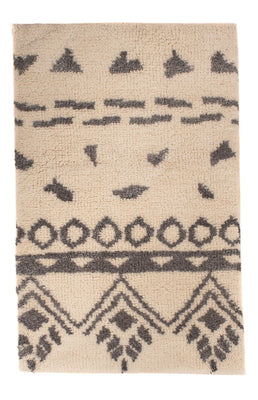 Berber tæppe - 93 x 60 cm - beige