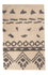Berber tæppe - 93 x 60 cm - beige