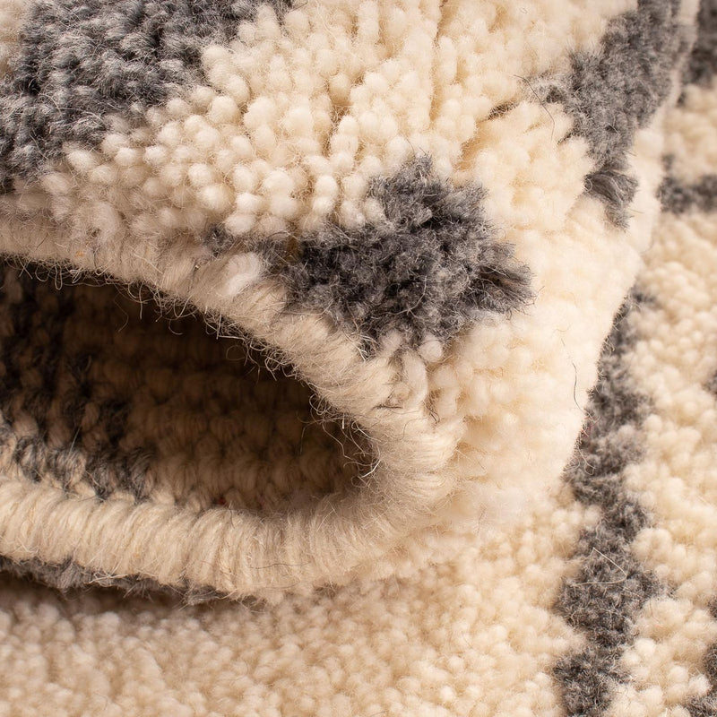 Berber tæppe - 93 x 60 cm - beige