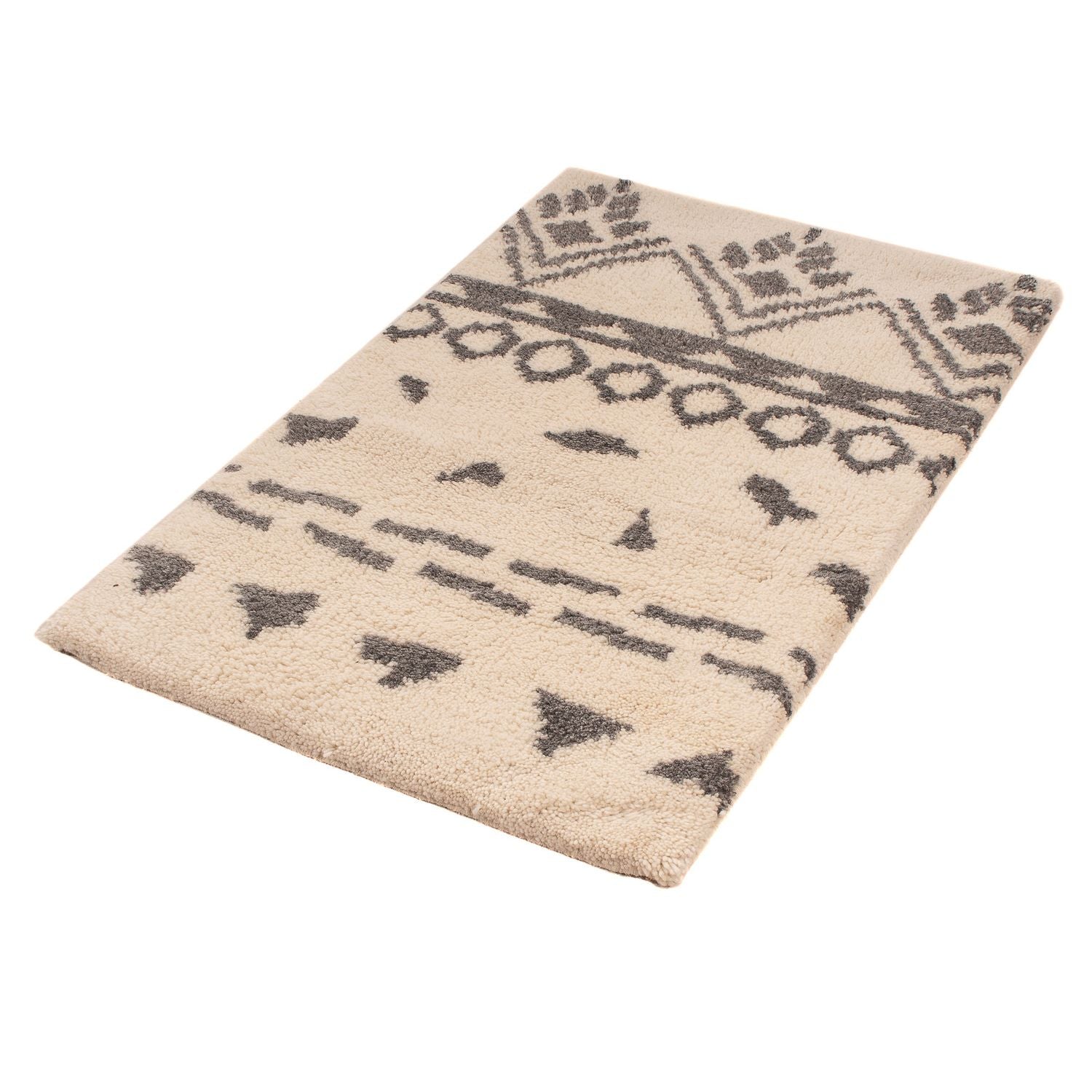 Berber tæppe - 93 x 60 cm - beige