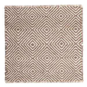 Kelim-tæppe - Trendy firkantet  - 45 x 45 cm - flerfarvet