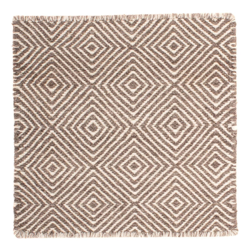Kelim-tæppe - Trendy firkantet  - 45 x 45 cm - flerfarvet