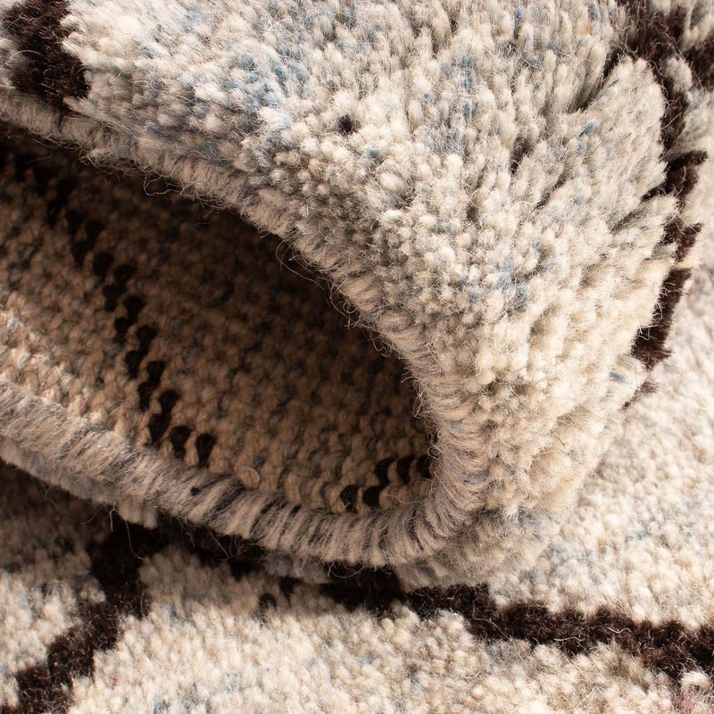 Berber tæppe - 90 x 58 cm - beige